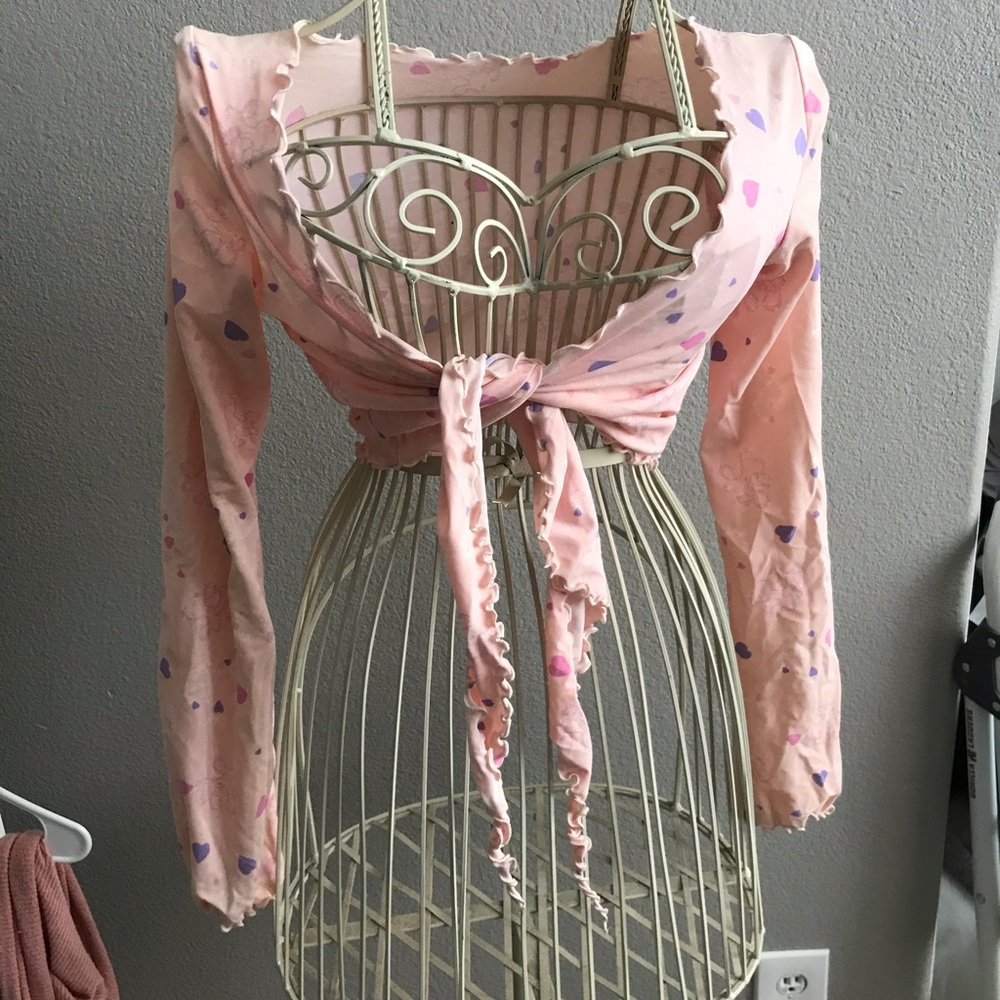 Trashy lingerie tie front cover up
